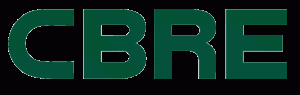 Logo CBRE vert fond transparent