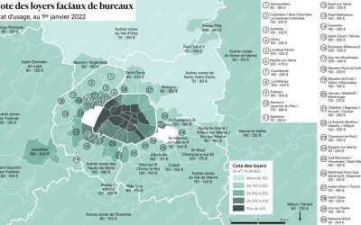 Bureaux Île-de-France : un m², combien d’euros ?