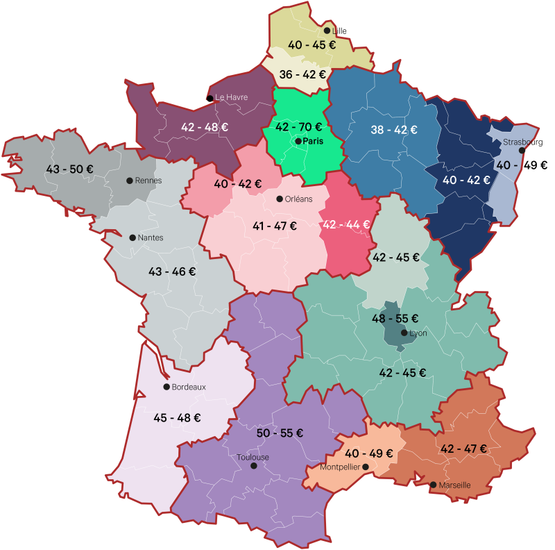 Découvrez les fourchettes locatives d’un entrepôt de seconde main en France au T3 2022