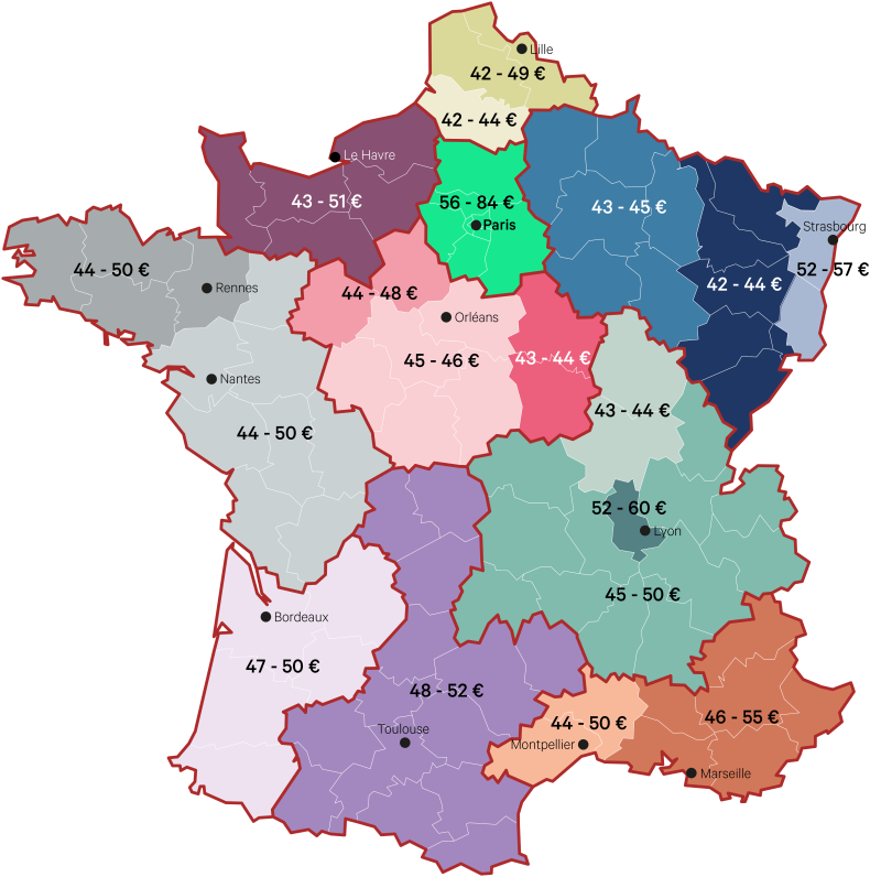 Découvrez les fourchettes locatives d’un entrepôt neuf en France au T3 2022
